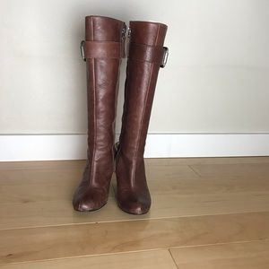 Fossil Knee-High Leather Boots